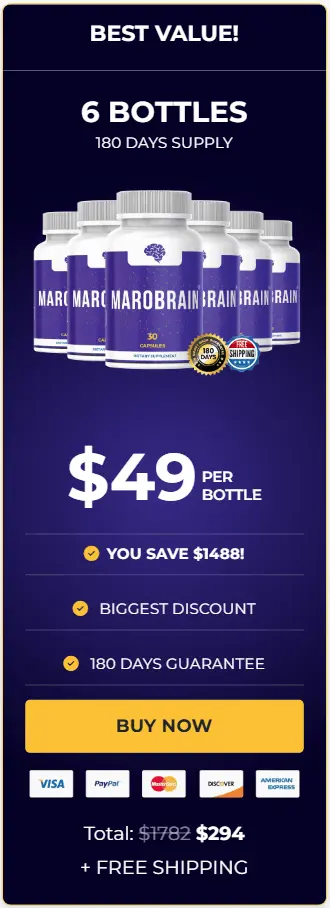 Buy MaroBrain 6 Bottle